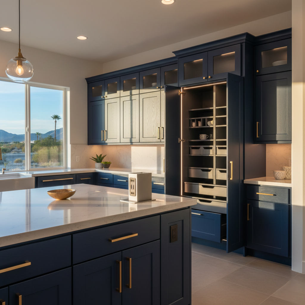 Custom kitchen cabinets installation