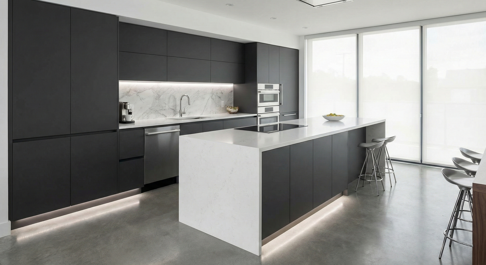 Slab Style Kitchen