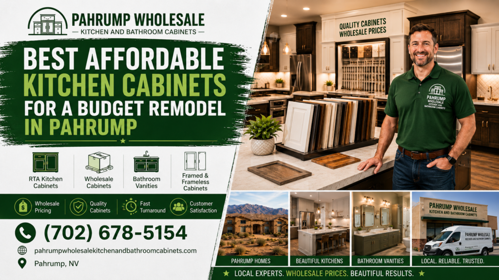 Best affordable kitchen cabinets for a budget remodel in Pahrump NV from Pahrump Wholesale Kitchen and Bathroom Cabinets