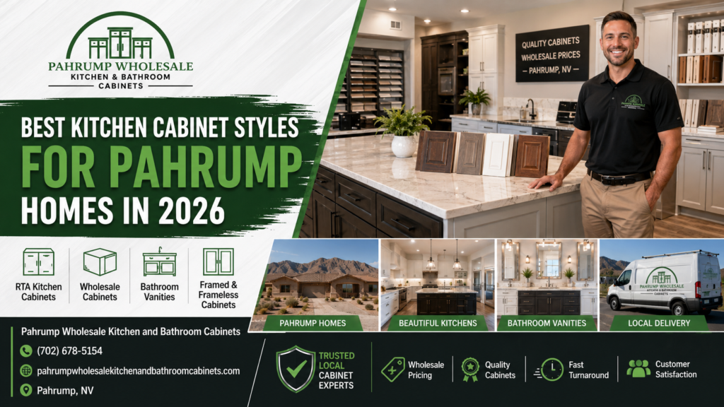 Best kitchen cabinet styles for Pahrump homes in 2026 from Pahrump Wholesale Kitchen and Bathroom Cabinets