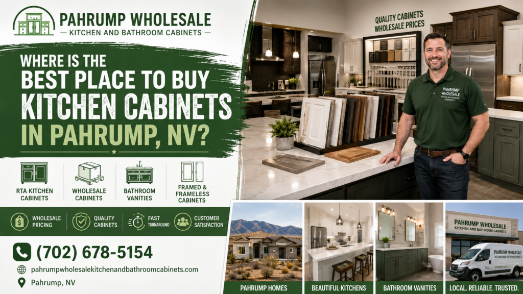 Best place to buy kitchen cabinets in Pahrump NV from Pahrump Wholesale Kitchen and Bathroom Cabinets
