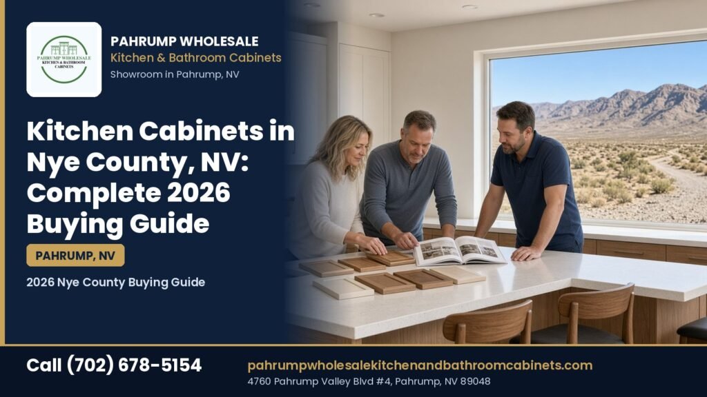 Kitchen Cabinets in Nye County, NV: Complete 2026 Buying Guide - Pahrump Wholesale Kitchen and Bathroom Cabinets
